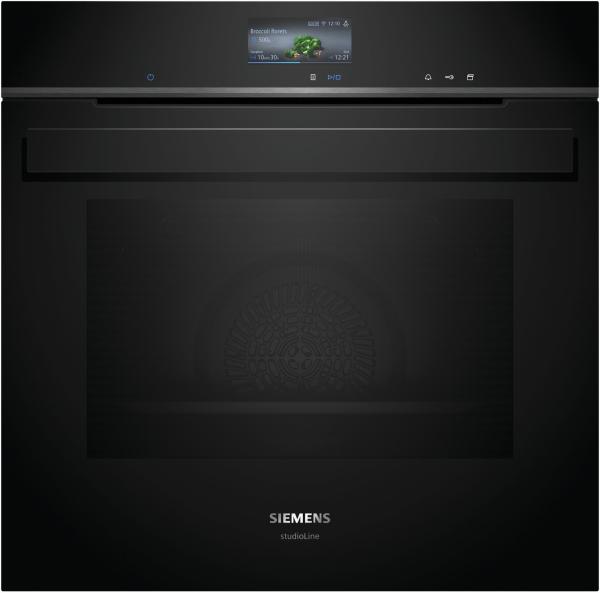 Siemens HS936GCB1 - iQ700, Dampfbackofen, Schwarz, 60 x 60 cm, 5 Jahre Garantie!